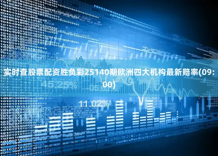 实时查股票配资胜负彩25140期欧洲四大机构最新赔率(09:00)